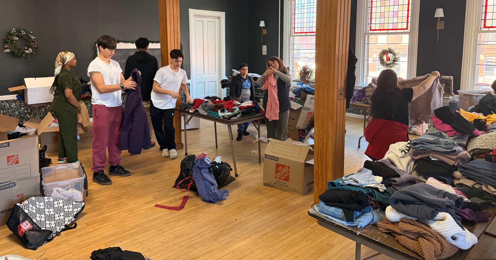 City Councilor Joins Students in Service to Community